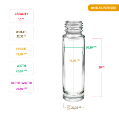 10 ML SİLİNDİR ŞİŞE
