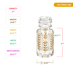 3 ML SIRMALI ŞİŞE