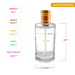 120 ML SHOWROOM ŞİŞE [PLASTİK TIPALI]