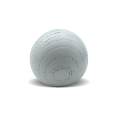 WHITE WOODENBALL